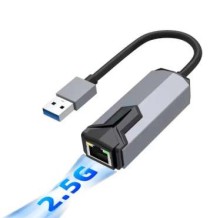 Adaptador ethernet USB tipo A a RJ45 gigabit USB 3.0 2 5gbps