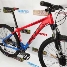 Bicicleta GTI race track aro 29 azul rojo 11 velocidades