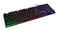 Teclado Gamer Meetion K9300 Base Metal Iluminado Raibow