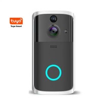 Camara Ip De Puerta Dorbell Recargable Wifi Hd Audio Timbre Tuya Smart  Video Portero