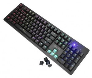 Teclado Gamer Mecanico Marvo Kg-916 Switch Azul Arco Iris