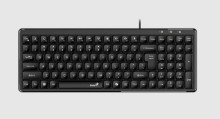 Teclado Genius luxemate 120 negro USB compacto WIN y MAC AI copilot