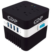 Regulador de voltaje CDP RU-AVR604 6040VA-300W 4 tomas 4 puertos usb