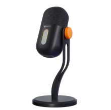Micrófono Meetion gamer MT-MC16 negro-gris Cardioide