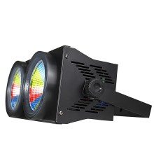 Luz LED Eventos Cob Blinder Audiencia 2 x 200w DMX Par Light Event GO RGB