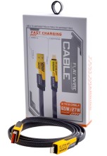 Cable carga rápida usb tipo lightning 65W/27W 
