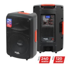 Parlante amplificado GMI-LT10 caja activa LITE series C/USB/DSP/BT 10 240W