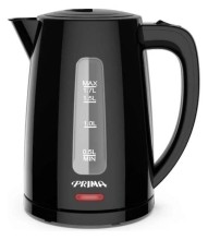 Jarra Hervidora Eléctrica Prima 1.7L Negra Alta Potencia 1500W