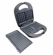 Sanduchera waflera Umco placas intercambiables multifunción 