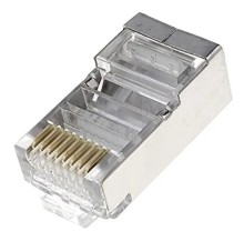 Conectores Rj45 Categoría 6 Cat6  Giga Metalico