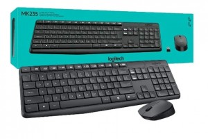 Kit Teclado + Mouse Logitech Mk235 Inalámbrico Wifi 2.4ghz