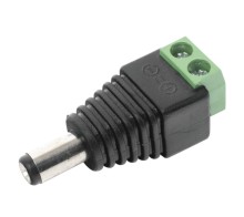 Adaptador Teclam bornera macho cámaras JR52
