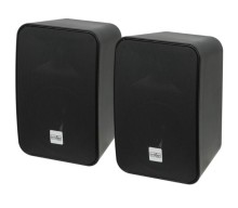 Parlante Grober audio caja pasiva 6.5 pulgadas para exterior 70/100v 50w negro x 2 PARLANTES  PKT651T-BK