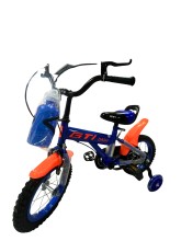 Bicicleta GTI aro 12 para niños azul ruedas de apoyo