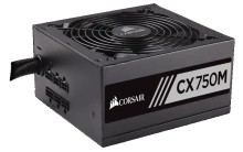 Fuente de Poder Gamer Corsair CX-M CX750M Atx 750W 80 Plus Certificado Bronze