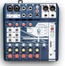 Consola de audio analógica compacta SOUNDCRAFT NOTEPAD 8FX 8 canales