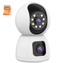 Cámara de Seguridad Tuya Interior Doble Lente PZ28WP 4mpx ( 2mpx+2mpx  )