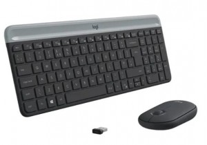 Teclado + Mouse Logitech Mk470 Inalámbrico Wifi Ultra Fino