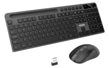 Combo teclado y mouse inalámbrico Marvo KC411W SP negro