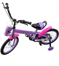 Bicicleta GTI Niña Aro 16 morado Especial con tomatodo
