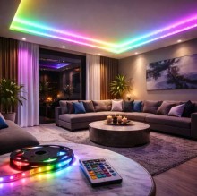 Luces Led Cinta De 5 Metros Multicolor RGB 2835