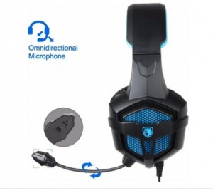 Auricular Microfono Headset Pc Gamers Sades Sa-807 Xbox Ps4