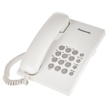 Teléfono Panasonic alámbrico blanco KXTS500LX1W