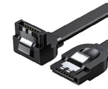 Cable de datos UGREEN sata 3 en Angulo 0.5m negro