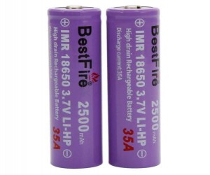 Bateria Recargable Litio Purpura Ultrafire 18650 Bestfire 