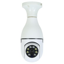 FOCO LED CON CAMARA ESPIA 360 WIFI CAM-360 SPY