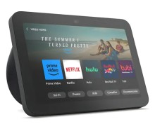 Parlante inteligente Amazon Echo show 8 3ra gen charcoal negro