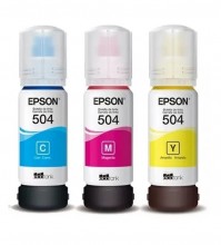 Botella De Tinta Original Epson 504 L3150 L4150 L3160 Color