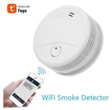 Detector de humo Tuya ty5043 wifi redondo batería 9V DKALA240013 WIFREDB9V