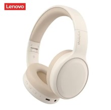 Audífono Lenovo TH30 bluetooth tipo diadema thinkplus beige