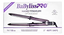 Plancha Babyliss Optima3000 460f Nano Titanium Y Acero Inox