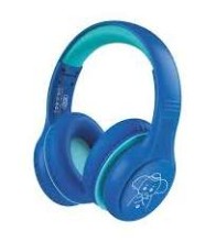 Audífonos inalámbricos bluetooth XO BE26 azul para niños