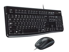 Teclado combo logitech MK120 Negro USB Plug