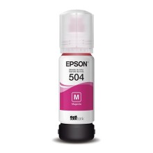 Botella De Tinta Original Epson 504 L3150 L4150 L3160 Color Magenta