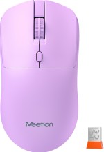 Mouse Meetion wireles inalámbrico R546 purpura 