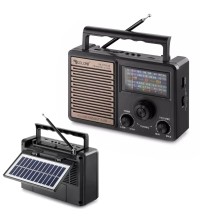 Radio Golon AM/FM BT USB solar recargable RX-BT863S 