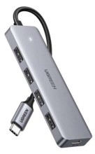 Hub Ugreen 4 puertos multifunción USB 3.0 CM219