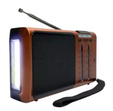 Radio Analógico Con Bandas FM/AM ktf1472 linterna recargable