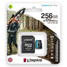 Menmoria Micro SD Kingston 256GB 170 MB  Go Plus 4K 