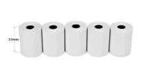 Rollo de papel térmico * 5 unidades para Bermatech 57*15mm