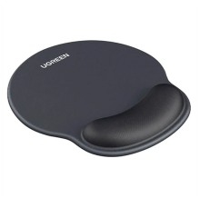 Mouse pad UGREEN ergonómico con gel lp668 negro