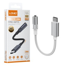 Cable adaptador Ldnio LSY80C 13CM Tipo c a 3.5 mm