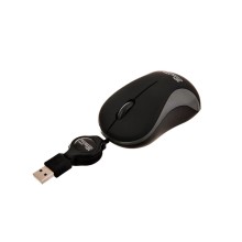 Mouse Klip Karbon Mini Retractil 1000DPI KMO-113 USB