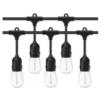 Guirnalda Colgante de Luces Extension Focos Led E27 de 5mt Cadena Luminosa AC110-220V 