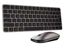 Teclado combo Meetion inalámbrico y bluetooth mouse Ikey C210 negro