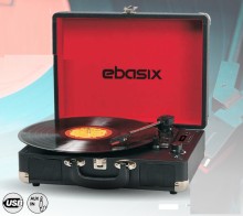 Victrola Toca Discos 6 en 1 Aux Bluetooth FM USB Vintage